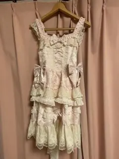 新品タグ付き】チュールタブリエ 生成 中国ロリータ エペティス ピンク