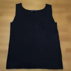 JEANASIS ノースリーブ ニット ブラックのサムネイル