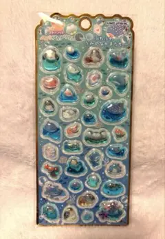 ふわふわうみのなかまたち　メロウアクアリウム ウォーターシール