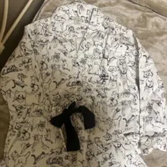 【未着用】ジェラートピケ　パジャマ　上下セット　猫