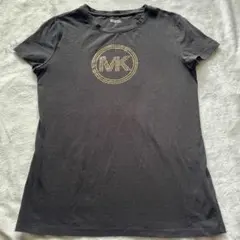 【美品】MICHAEL KORS マイケルコース ゴールドロゴTシャツ ブラックのサムネイル