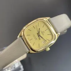 【良品 可動品】 オメガ シーマスター 腕時計 スクエア レディース QZ 正規 良品 可動品】 オメガ シーマスター 腕時計 スクエア レディース QZ