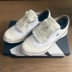 G07149 新品 adidas MC87 ゴルフシューズ：US5.5 ホワイト - メルカリ