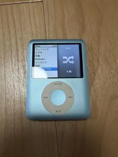 【動作確認　付属品付】iPod nano 第3世代 8GB ブルーのサムネイル