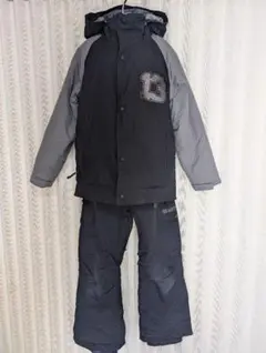 BURTONスノーボードウェア上下セットキッズMバートン（ブラック）