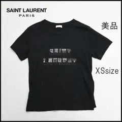 ☆美品 SAINT LAURENT PARIS オーバーサイズロゴTシャツ - メルカリ