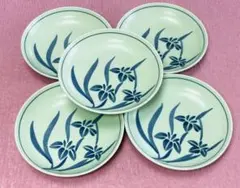 新品 たち吉 花草柄 取り分け揃皿 銘々皿 大皿取り皿 5枚セット