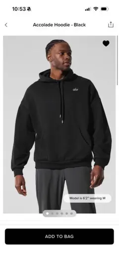 トップス alo yoga Bae Hoodie-Black (M) Alo Yoga Bae Hoodie ブラック M - メルカリ
