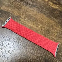【純正】41mm サイズ① Apple Watch レッドソロループ