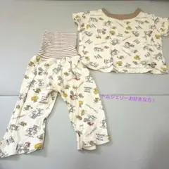 トムとジェリー キッズ パジャマ 上下セットのサムネイル