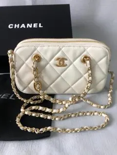 ハンドバッグ　ロゴ付け　良い　ショルダーバッグ　二重バッグ　未使用　菱格子