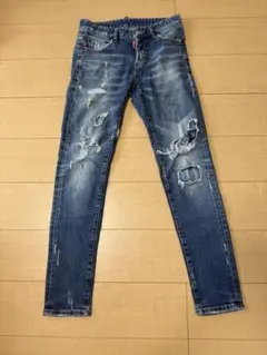 DSQUARED2 スキニーデニム ダメージ加工 イタリア製 サイズ46 - メルカリ