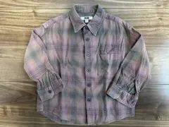 【UNIQLO】チェック長袖シャツ 110サイズ