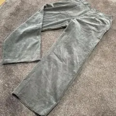 美品　パラディーゾ ゴルフParadiso85cmグレー コーデュロイ パンツ