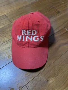 RED WINGS レッドウィング　刺繍キャップ レッド
