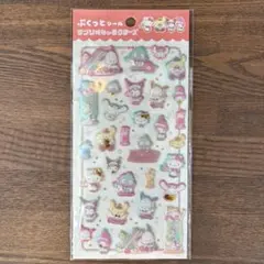 サンリオキャラクターズ ぷくっとシール　キティ　シナモロール　ポムポムプリン