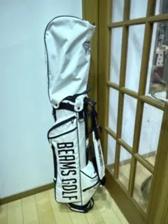 BEAMS GOLF キャディバッグ ホワイト スタンド　　　　ゴルフバッグのサムネイル