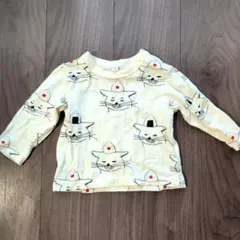 マーキーズ 猫×おにぎり ロンT 80