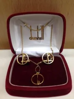Dunhill ダンヒル ネクタイ止め＆カウス セット ゴールドのサムネイル