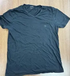訳あり特価★エンポリオアルマーニ VネックTシャツ Lサイズ 5枚セット 黒のサムネイル