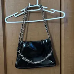 美品 ジュンヤワタナベ コムデギャルソン パールチェーン ショルダー
