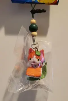 ご当地　妖怪ウォッチ　ビーズストラップ　奈良限定　柿の葉寿司
