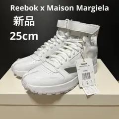新品 メゾンマルジェラ ×リーボック レザー タビ ハイカット スニーカーのサムネイル