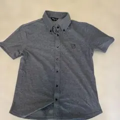 COMME CA ISM ボタンダウンシャツ 140A グレー
