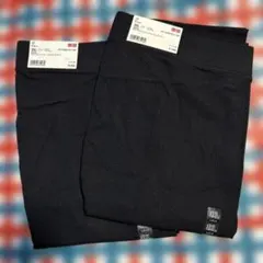 専用⭐︎新品／ユニクロ3XL ウルトラストレッチリブレギンスパンツ 黒２枚セット