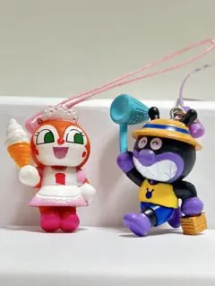 アンパンマンキャラクター ストラップ 2個セット
