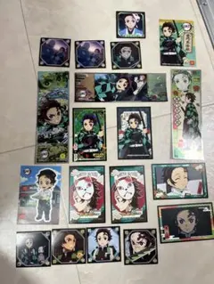 鬼滅の刃 竈門炭治郎　ステッカー、カードセット