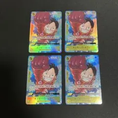モンキー・D・ルフィ op07-109 SR パラレル　4枚