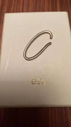 ete エテ イヤーカフ ピンクゴールド