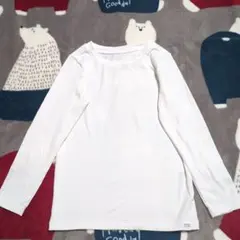 HEATTECH EXTRA WARM 長袖カットソー 120 ホワイト