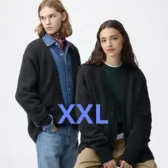 GU パフニット　Vネックカーディガン XXL 【新品・未開封】