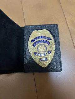 ポリスバッジ　80's レアなホノルル警察手帳security officer ポリスバッジ 80's レアなホノルル警察手帳security officer - メルカリ