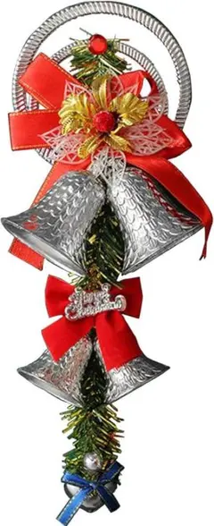 ベル飾り 鈴 装飾 オーナメント デコレーション オシャレ クリスマス シルバー