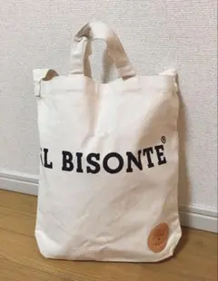 IL BISONTE アイボリー トートバッグ