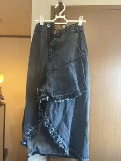 いいね不要　イング　未使用　ギャル　デニム　スカート　ロング　ロンスカ　フレア