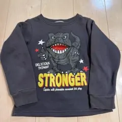 120cm 裏起毛 トレーナー 恐竜