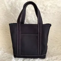 LLBean　黒　キャンバス　トートバッグ　USA製