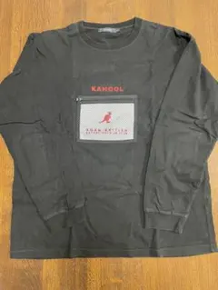 【値下げ交渉可】 KANGOL ポケット付き ブラック Tシャツ L
