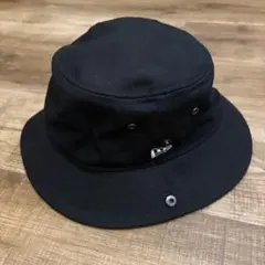 ブラック バケットハット 通気性メッシュ