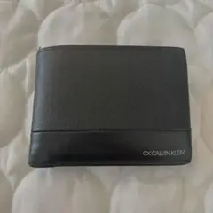 CK CALVIN KLEIN ブラック 二つ折り財布