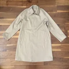 【美品】UNIQLO ユニクロ ブロックテックステンカラーコート ベージュ L
