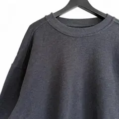 90s PLUMA Russell チャコール 無地 スウェット 2XL B16