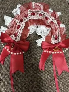 ヘッドドレス 赤のサムネイル