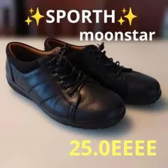 ✨moonstar✨ SPORTH✨ 25.0EEEE✨ ブラック✨のサムネイル