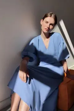 【新品未使用】ZARA ザラ ロングワンピース