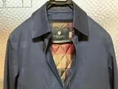 BLACK LABEL CREST BRIDGE ステンカラーコート ネイビー